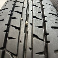 【走行短め】DUNLOP ENASAVE VAN01 155/80R14 88/86N LT 14インチ 夏タイヤ 4本 22年製 プロボックス サクシード等　(MTC974)クレジットカード QRコード決済可能の画像