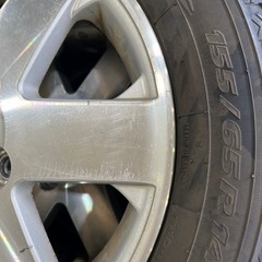 軽自動車スタッドレスアルミホイールの画像