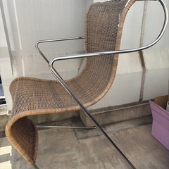 急募‼️屋外チェア　籐①の画像