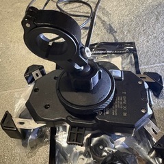 kaidear ワイヤレス充電ホルダー 防振 アンチバイブ スマホ カエディア バイク用 携帯ホルダー バイク用スマホホルダー
の画像