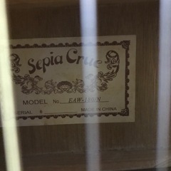 【ジャングル深井店】★SepiaCrueエレクトリック・アコースティックギター EAW-180/N エレアコ 音楽 楽器 簡易クリーニング済 堺市（中区 堺区 東区 西区 南区 北区）和泉市 河内長野市 富田林市 松原市 狭山市 深井 【FU2979】の画像