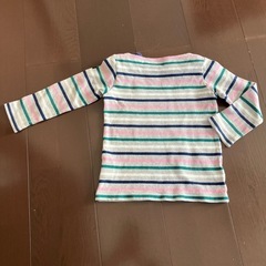 ミキハウス　ダブルb 長袖　Tシャツ　100cm ボーダーの画像