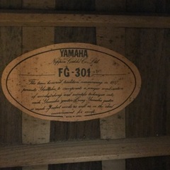 【ジャングル深井店】★ヤマハ アコースティックギター FG-301 音楽 楽器 簡易クリーニング済 堺市（中区 堺区 東区 西区 南区 北区）和泉市 河内長野市 富田林市 松原市 狭山市 深井 【FU2981】の画像