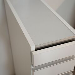 ダブルステンレスすきま収納家具 シンク横の作業台の画像