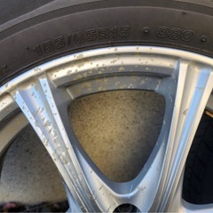 （引渡し決定しました）185/65 R15　ブリジストン　スタッドレス 2021年製　溝あり　アルミ付の画像