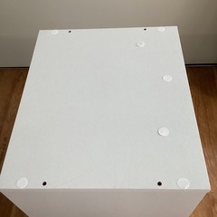 扉付きカラーボックス【町田市再生家具】　1128Ｂの画像