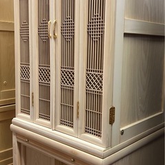 祖霊舎　国産品　栓白木造り　祭具一式サービス！の画像