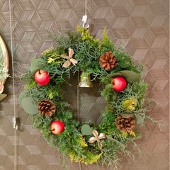 ＠高崎　クリスマスリース作り　本物のヒバで作る！香りも楽しめるリ...