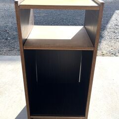 【B432】昭和レトロ/木製/電話台/高さ69㎝/収納棚/小棚/収納/現状品の画像