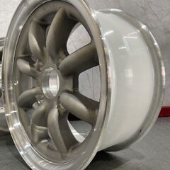 【新品】ワタナベ f8f 社外ホイール 14インチ 2本 6.5J4HPCD114.3+35 希少 デッドストック　(MHZ846)クレジットカード QRコード決済可能の画像