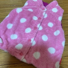 ミキハウス　リバーシブルベストの画像