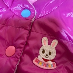 ミキハウス　リバーシブルベストの画像