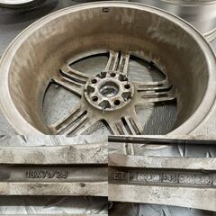 ROADLINE ロードライン 社外ホイール 18インチ 4本 7.5J5HPCD114.3+45 トヨタ専用設計 ビッグキャリパー対応 クラウン等　(MHZ847)クレジットカード QRコード決済可能の画像