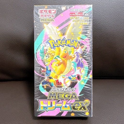 ポケカ シュリンク付き MEGAドリームex 1BOX メガドリーム