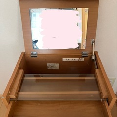ドレッサー　化粧台　鏡棚の画像