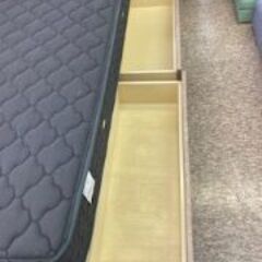 ID:706187　ダブルベッド・収納付き　※マットシミありの画像