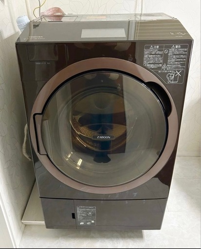 東芝 ドラム式洗濯乾燥機 ZABOON TW-127X8L 12㎏　ザブーン