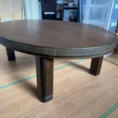 こたつテーブル　折りたたみ式　オカヤ　中古の画像