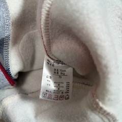 あったか裏起毛ロンパース　サイズ70の画像