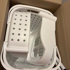 ランドリーバスケット2段の画像