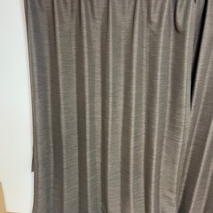 ニトリ　カーテン　2セット　茶色の画像