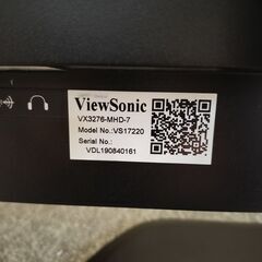 View Sonic VX3276-MHD-7 31.5型 IPS液晶モニターの画像