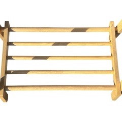 木製 ハンガーラックの画像