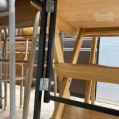 ID:163101　折りたたみテーブル・キャスター付きの画像