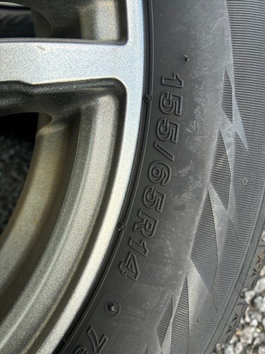 【問い合わせ多数にてお待ちください】ブリヂストン24年VRX2 155/65/R14 ホイール付