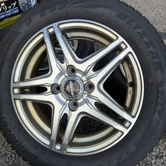 【問い合わせ多数にてお待ちください】ブリヂストン24年VRX2 155/65/R14 ホイール付の画像