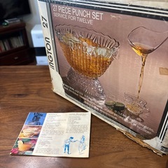 【クリスマスパーティー】美しいガラスの食器セットの画像