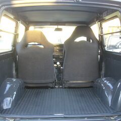 ６年 ジムニー ＪＡ１１Ｖ改 リフトアップ公認 ５速 エアコン パワステ グレーペイント カッコイイですの画像