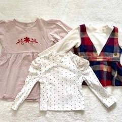 美品アウターあり！長袖 17点セット まとめ売り 90 女の子 保育園着の画像