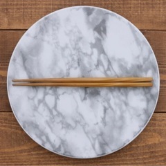 East Table 大理石調マーブル　平皿  の画像