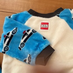 トミカパジャマ上下90の画像