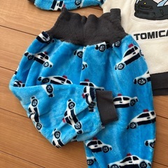 トミカパジャマ上下90の画像