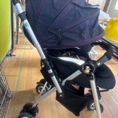 ベビーカー　aprica 対面、背面両用　中古の画像