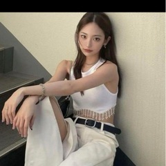✨️rue21 ✨️フリンジ付きホワイトキャミソール タグ付き❤️の画像