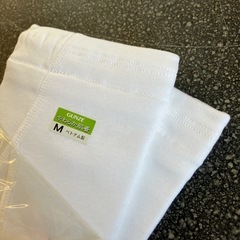 M2511-473 GUNZE やわらか肌着 天引き ブリーフ Mサイズ 2枚組 ホワイト 抗菌防臭加工 未使用品 保管汚れ有り の画像