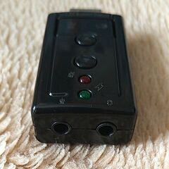 USB オーディオ変換アダプター バーチャル7.1チャンネル サウンドカードの画像