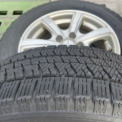⑧ブリヂストンブリザックVRX2トヨタ純正アルミ付きスタッドレスタイヤ　プリウス　PCD100 2024年の画像
