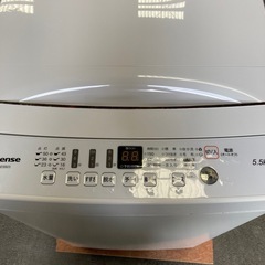 洗濯機　ハイセンス　5.5キロ　2020年製の画像