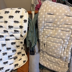 【エアバギー】双子用・2人乗りベビーカー シート&レインカバー付き！の画像