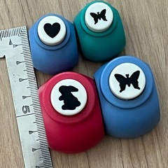 クラフトパンチ　穴あけパンチ　4種
の画像