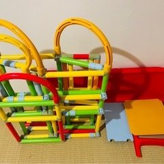 わんわんとうーたん　折りたたみ　室内ジャングルジム　滑り台　すべり台の画像