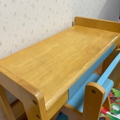 キッズ　ベビー　机　椅子　セット　テーブル　チェア　木製の画像