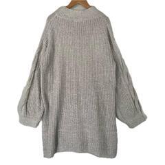 Chico Chico 長袖ニット アクリル グレー レディース F【古着】【中古】の画像