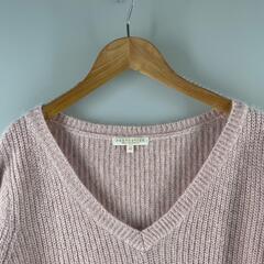 PROPORTION BODY DRESSING プロポーションボディ ドレッシング 長袖ニット ナイロン/アンゴラ ピンク レディース F【古着】【中古】の画像