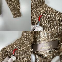 CRUCIANI クルチアーニ 長袖ニット コットン イエロー レディース 40【古着】【中古】の画像