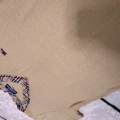 BURBERRY ケーブルニット半袖 Msizeの画像